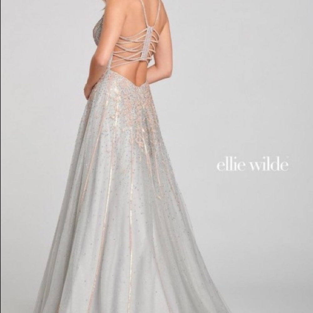 Ellie Wilde Strappy Prom Dress